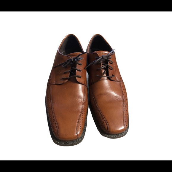 Ecco Shock Point Men’s Lace up Leather Brown Sz:45 main image 8